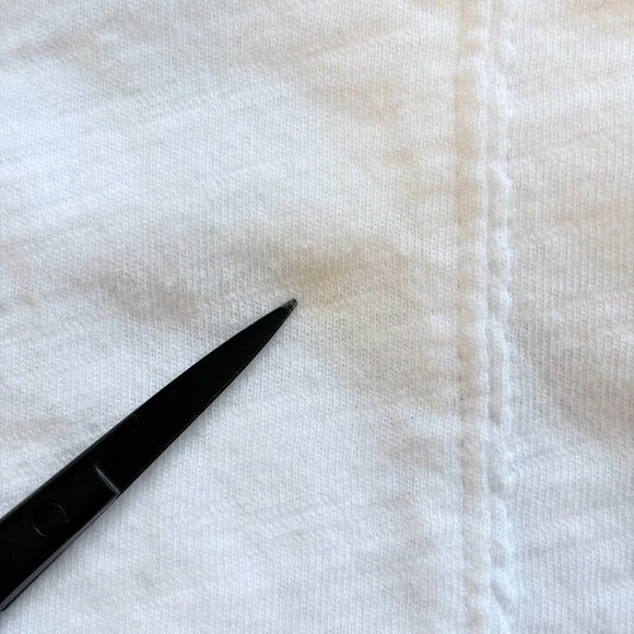 Habitat Long Sleeve Top Tunic Lagenlook Boho Coastal Casual White Size Medium - Picture 7 of 13